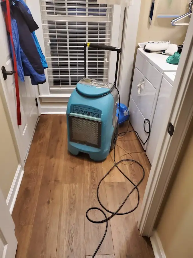 Commercial dehumidifier deployed for Flood Damage Cleanup in Lino Lakes